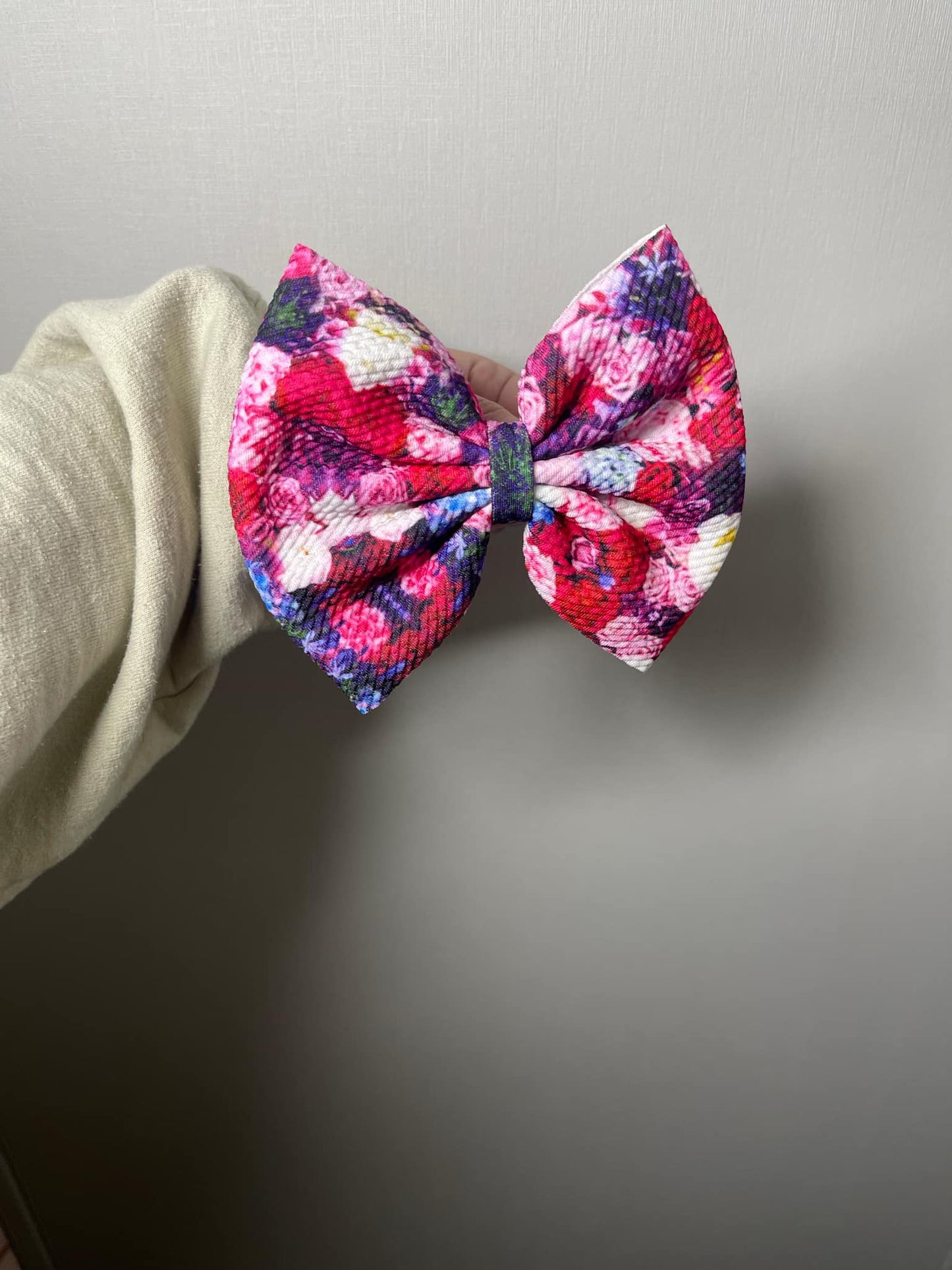 Floral 5” Bow